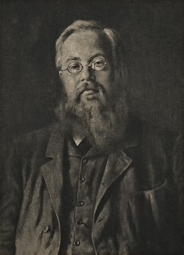 Sophus Lie (1842 - 1899) malt av Erik Werenskiold. Wikimedia Commens