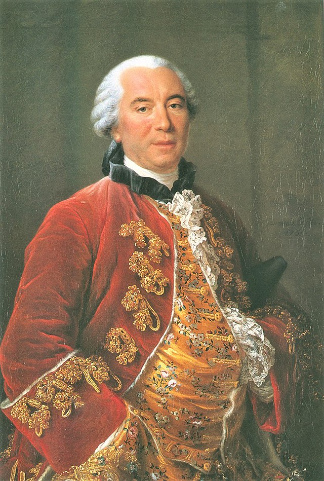 Georges Louis Buffon malt av François-Hubert Drouais (1727-1775)