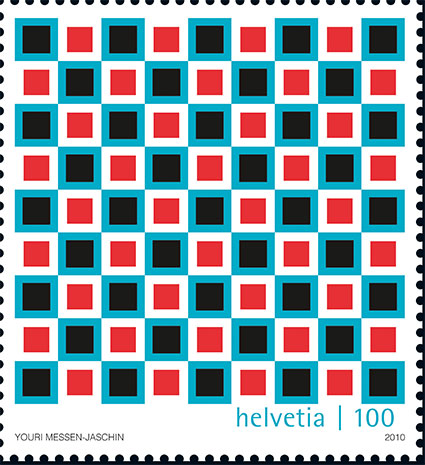 Illusjon frimerke Sveits 1