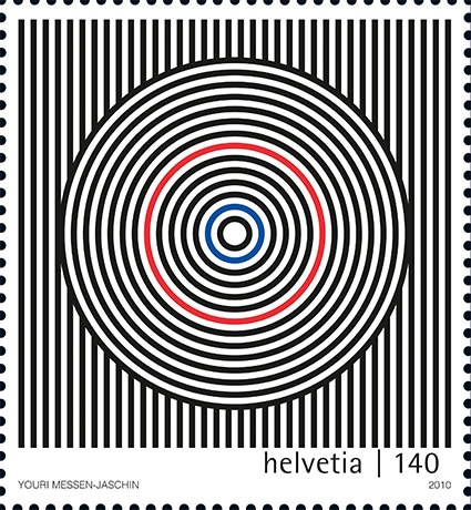 Illusjon frimerke Sveits 2