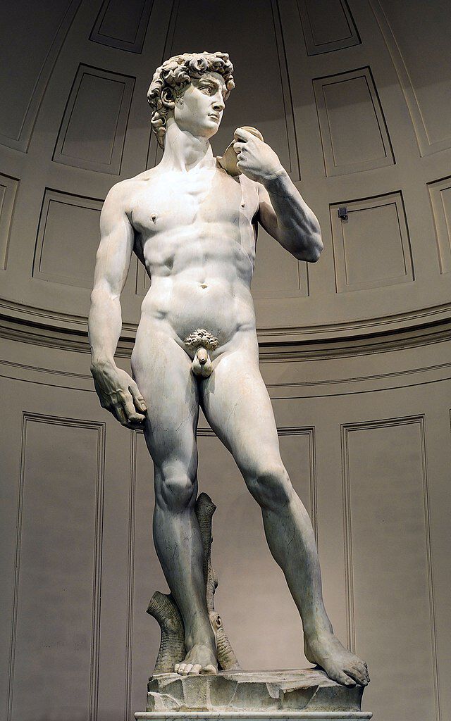 Michelangelos marmorstatue av David. Wikimedia Commens.