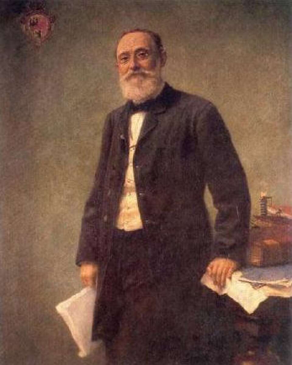 Rudolf Virchow malt av den tyske maleren Hugo Vogel (1855 -1934) . Wikimedia Commons