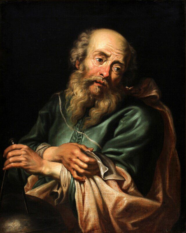 Galileo Galilei malt av den flamske maleren Peter Paul Rubens (1577-1640). Wikimedia Commens.