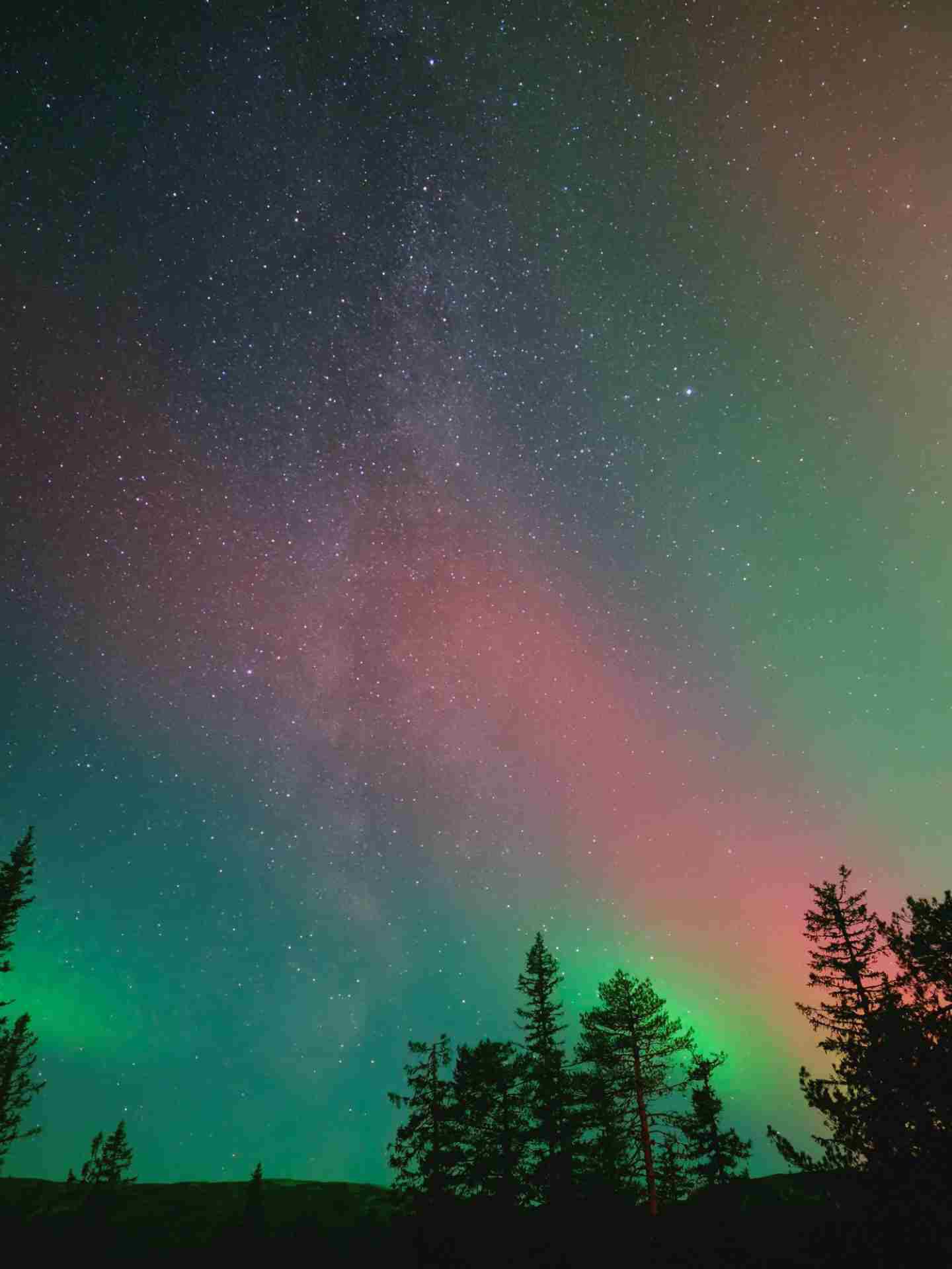 Nordlys Blefjell 15,oktober 2025. Foto: Øyvind Aarnes