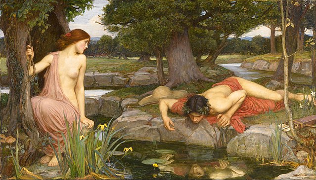 Echo og Narcissus John William Waterhouse 