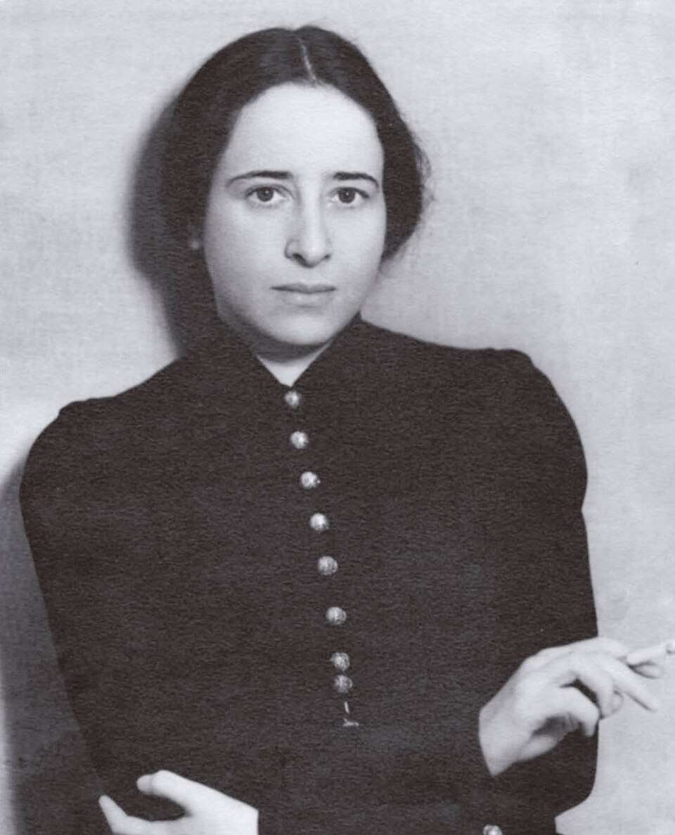 Hannah Arendt 1933. Wikimedia Commens