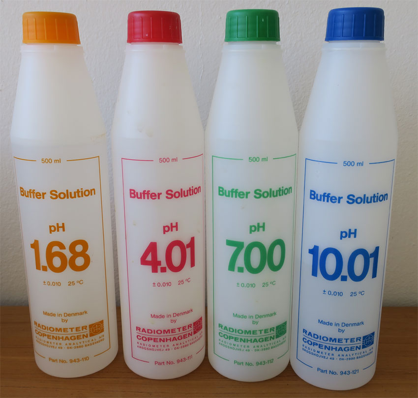 pH buffere til kalibrering