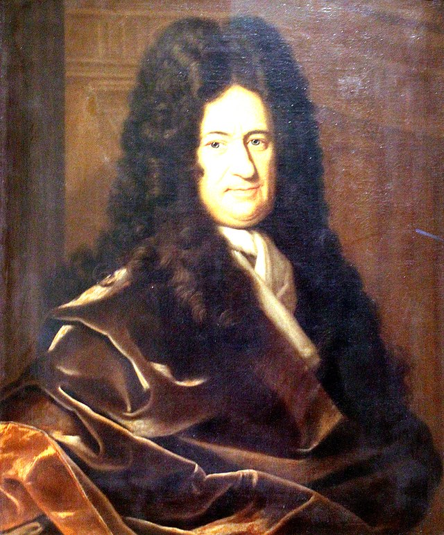 Leibniz malt av den tyske malern Christoph Bernhard Francke