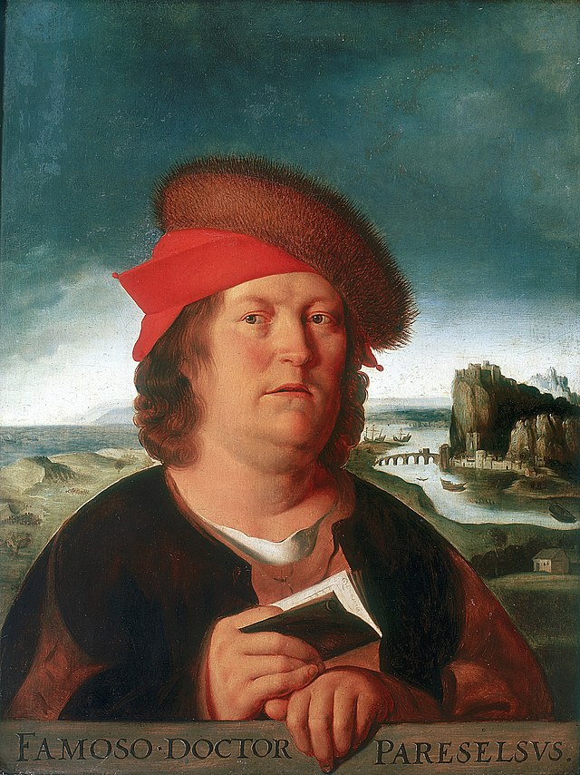 Paracelsus malt av den flamske maleren Quinten Metsys (1465/1466-1530)