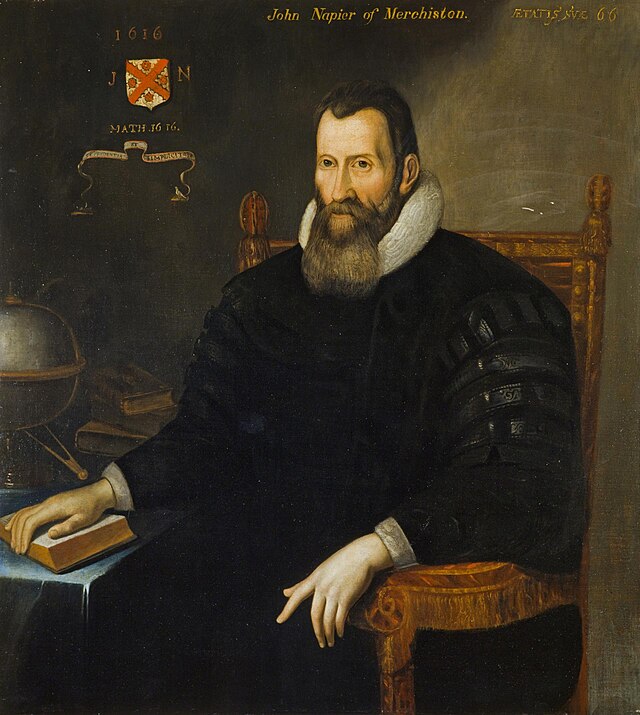 John Napier av Merchiston, 1550 - 1617.