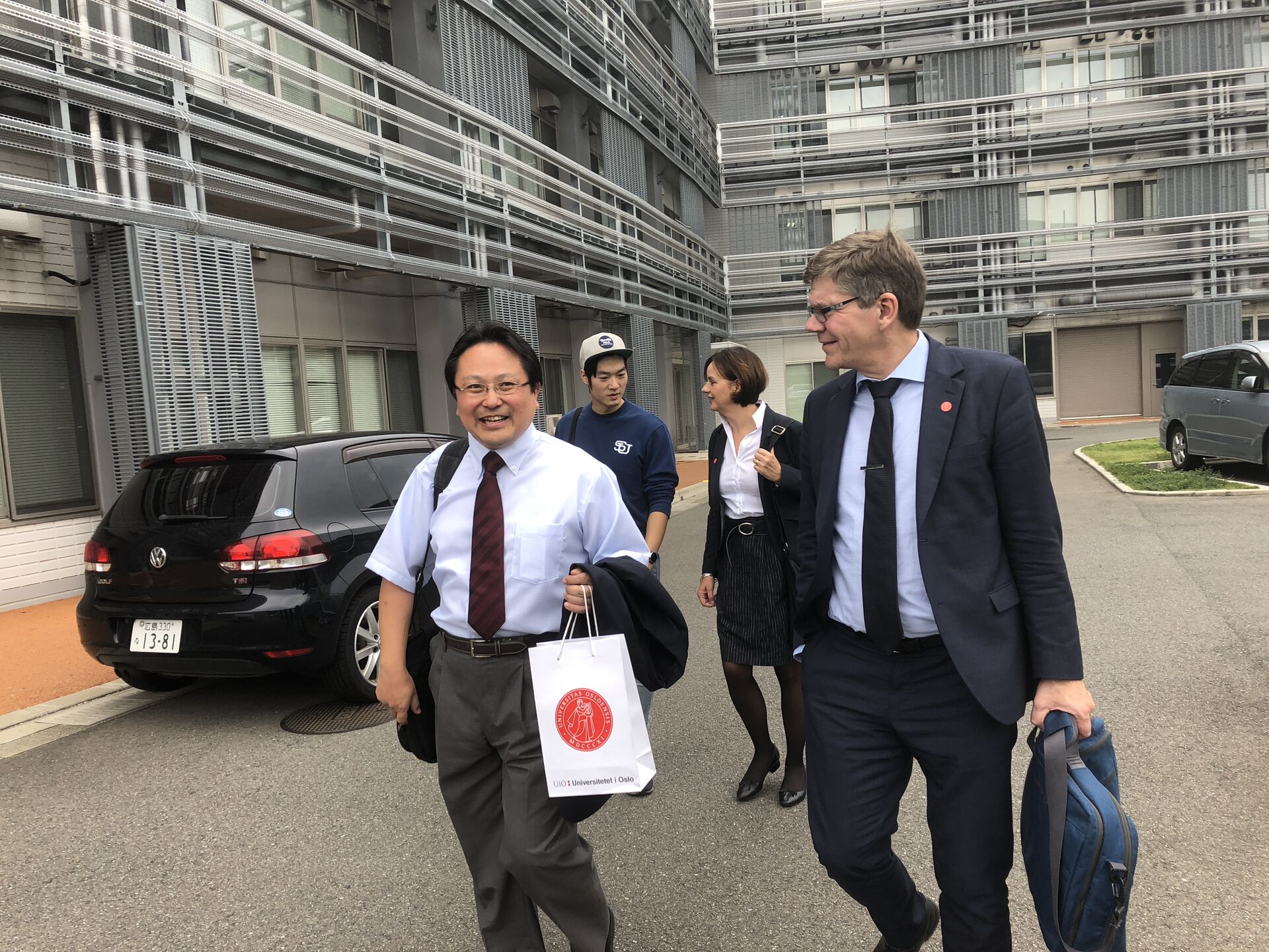 Uio Rector UiO Rector Svein Stølen visits our collaborator at Kyushu University ...