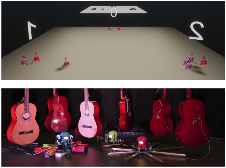 Bildet kan inneholde: musikk instrument, fotografi, gitar, hvit, lys.