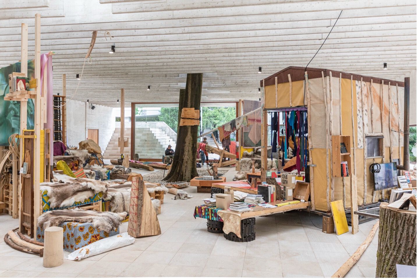 Installation: Girjegumpi by Joar Nango