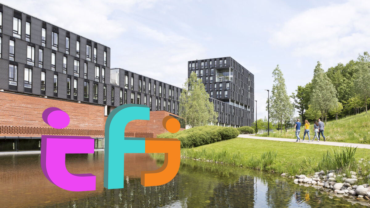 3D-bokstaver utenfor Ole-Johan Dahls hus