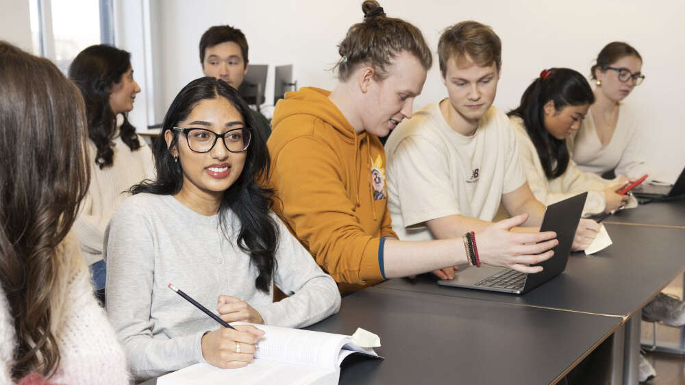 Studenter på forelesning