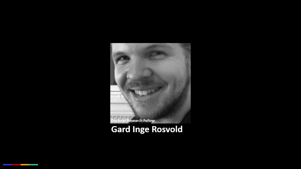 BIlde av smilende stipendiat gard inge rosvold
