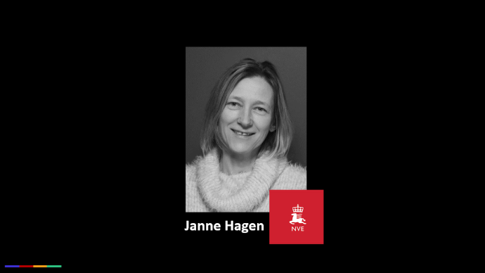 BIlde av smilende Janne Hagen hos NVE