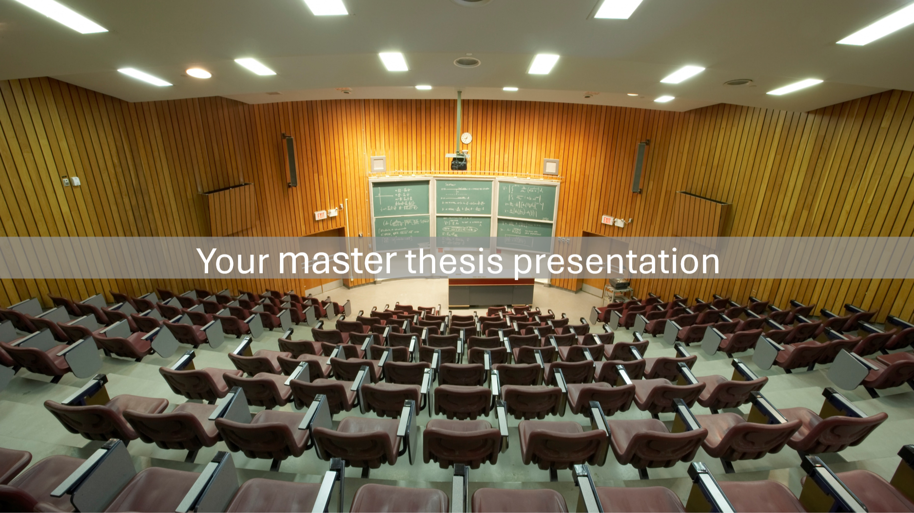 picture of lecture room