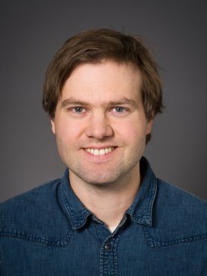 Portrait of Sigurd Øien-Ødegaard, a young man in his 30-ish. 
