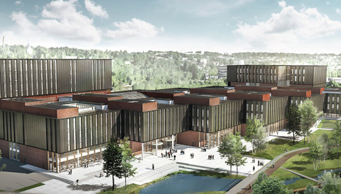 Bildet kan inneholde: eiendom, bygning, arkitektur, mixed-bruk, boligområde.