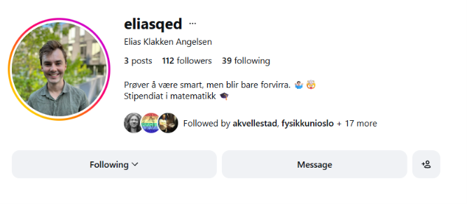Elias sin instagramprofil: @eliasqed