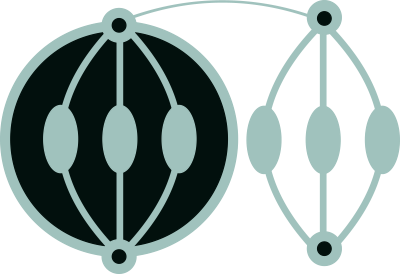 Bildet kan inneholde: font, sirkel, symbol, tegning, logo.