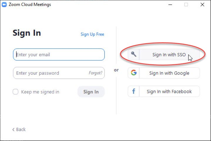 Select "Sign in with SSO" to use your UiO account.