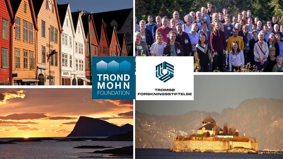 collage av bilder fra trondheim, bergen, Tromsø og en gruppe mennesker
