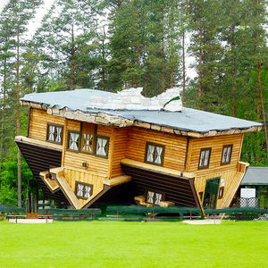 hus som står på hodet