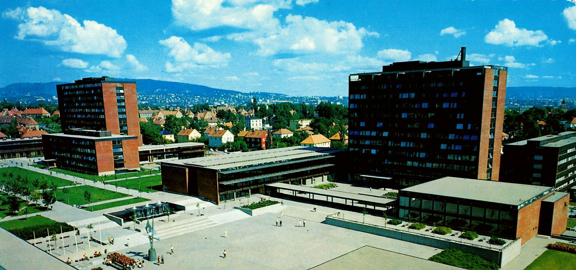 campus Blindern sett ovenfra