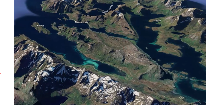 Map: Still picture from the video about dating fossilized earthquakes in the lower crust. 
