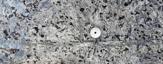 Traces of an earthquake.