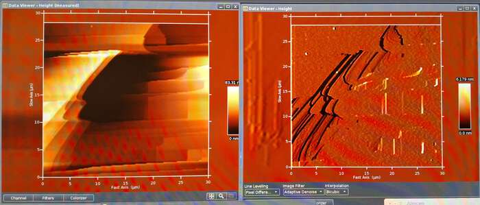 Aron starts his AFM experiments 