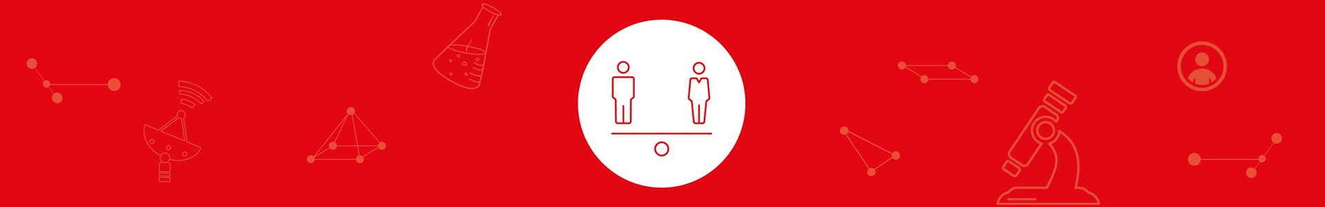 illustrasjon av mann og kvinne som står på en vekt
