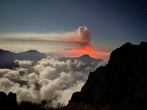 vulkanutbrudd på La Palma