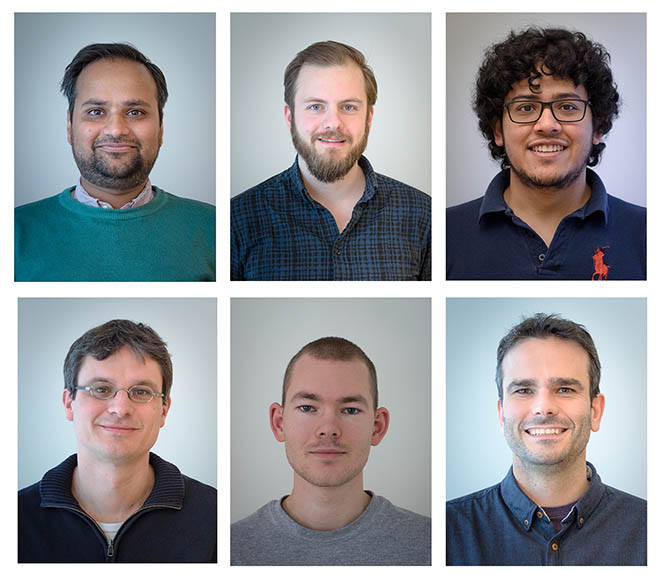 Six young scientists from different parts of the world