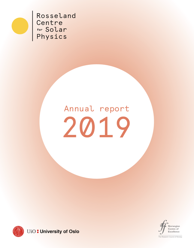 cover for the annual report of the centre