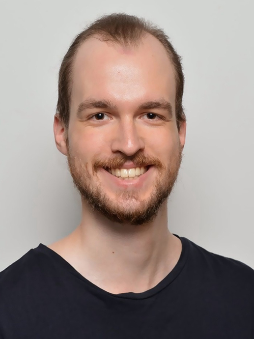 Young man smiling